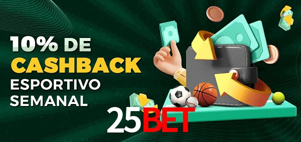 10% de bônus de cashback na 25bet